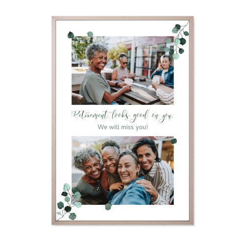 Foto-Collage mit Rahmen 20 x 30 cm Taupe 