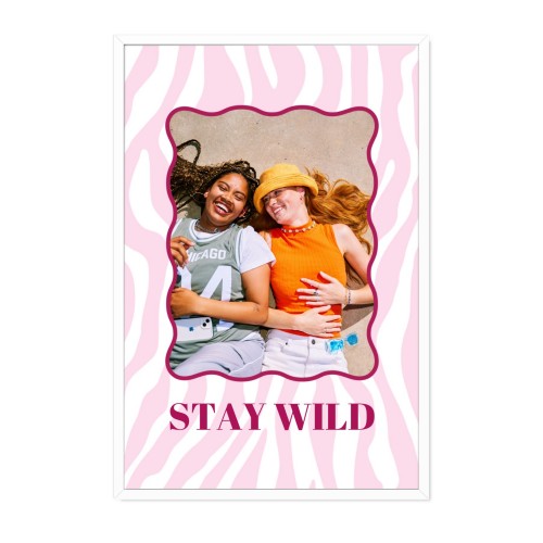 Zebra Swirly Frame