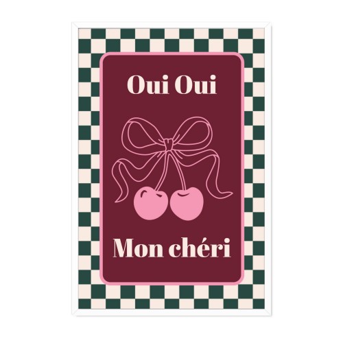 Checker Cherie Mood Text - Only