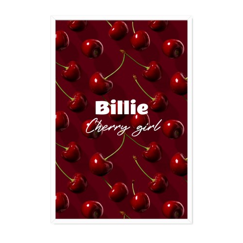 Cherry Coded Pattern Text - Only