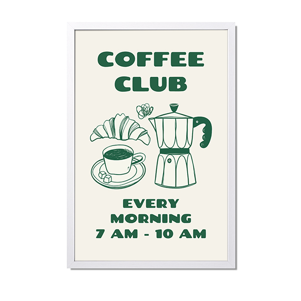 Innrammet poster 20 x 30 cm Hvit Innrammet poster 20 x 30 cm Hvit
