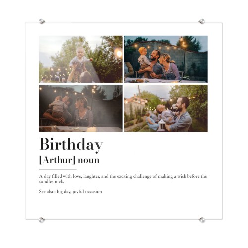 Acrylic Photo 30 x 30 cm