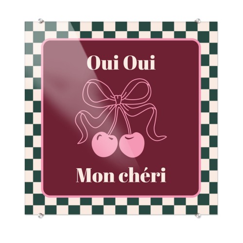 Checker Cherie Mood Text - Only