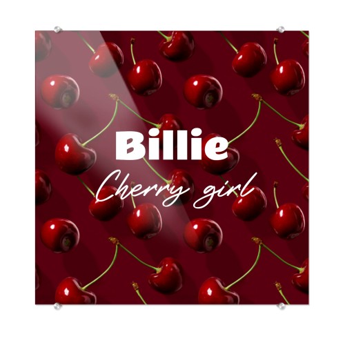 Cherry Coded Pattern Text - Only