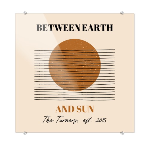 Terracotta Sunscape - Text Only