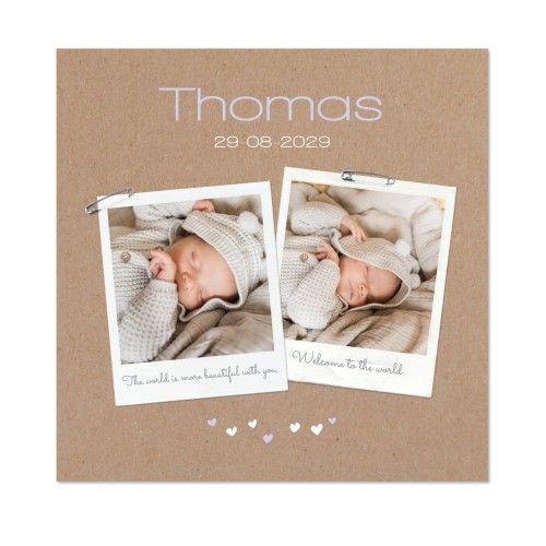 Cardboard Photo Print