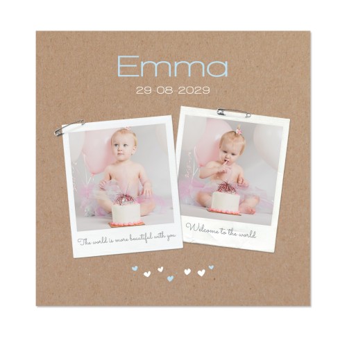 Cardboard Photo Print