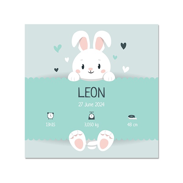 Baby Bunny - Text Only