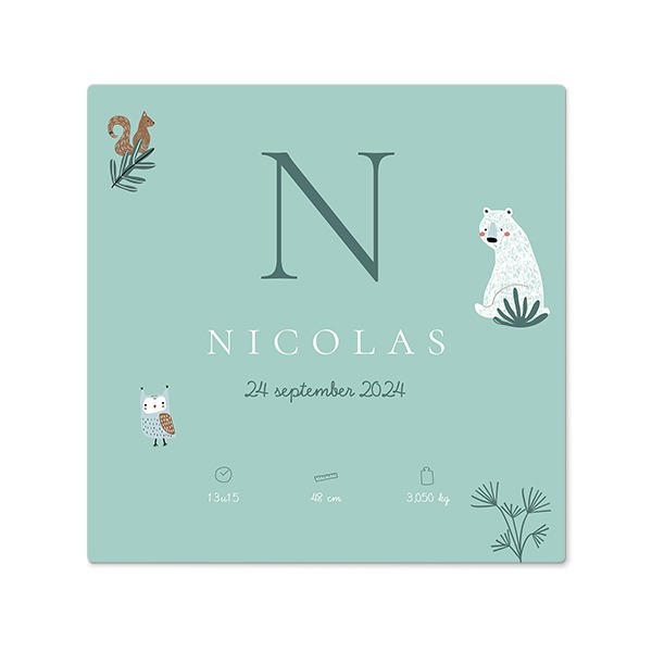 Foto op metaalplaat 30 x 30 cm Foto op metaalplaat 30 x 30 cm