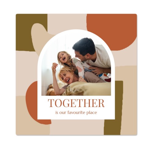 Foto op metaalplaat 30 x 30 cm