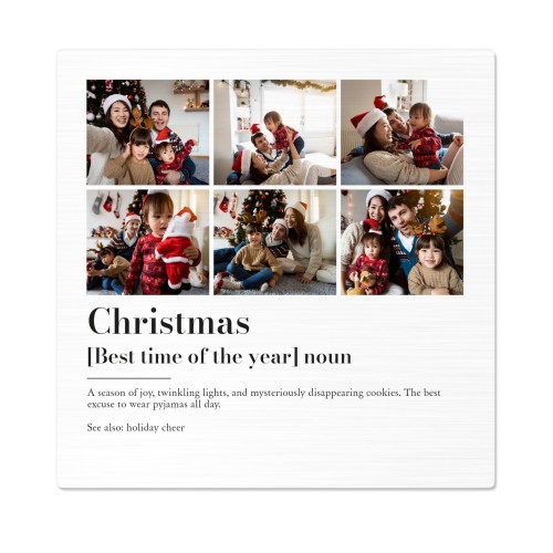 Aluminiumsfoto med børstet overflade 30 x 30 cm Aluminiumsfoto med børstet overflade 30 x 30 cm