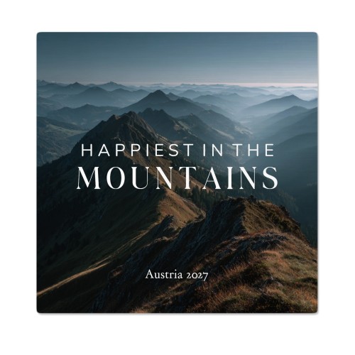 Aluminiumsfoto med børstet overflade 30 x 30 cm Aluminiumsfoto med børstet overflade 30 x 30 cm