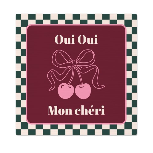 Checker Cherie Mood Text - Only