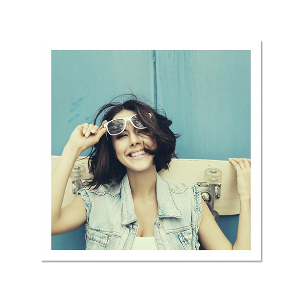 Poster auf Alu-Dibond 30 x 30 cm