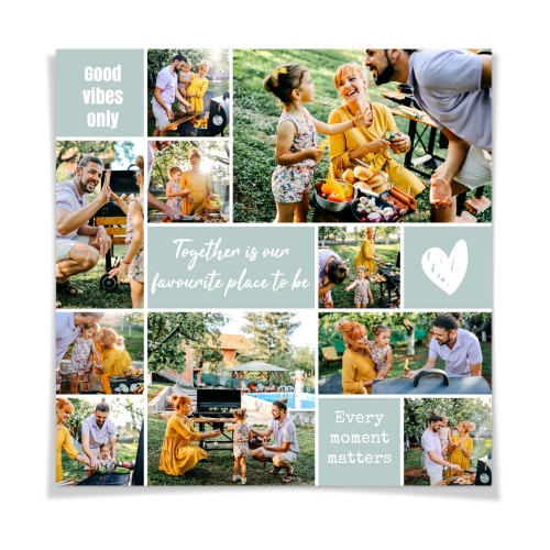 Foto-Collage 30 x 30 cm Matt Foto-Collage 30 x 30 cm Matt