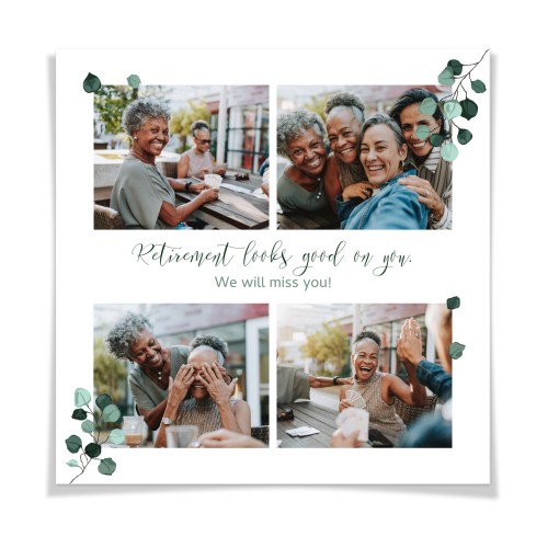 Poster collage 30 x 30 cm Matt