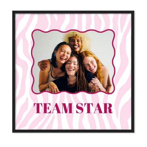 Zebra Swirly Frame Zebra Swirly Frame