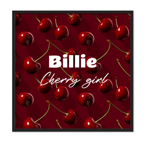 Cherry Coded Pattern Text - Only