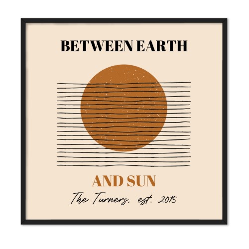 Terracotta Sunscape - Text Only