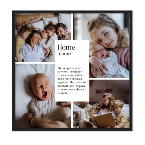 PĂȘle-MĂȘle encadrĂ© 30 x 30 cm Noir PĂȘle-MĂȘle encadrĂ© 30 x 30 cm Noir