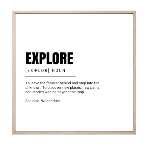 Word Definition - Text Only Bold