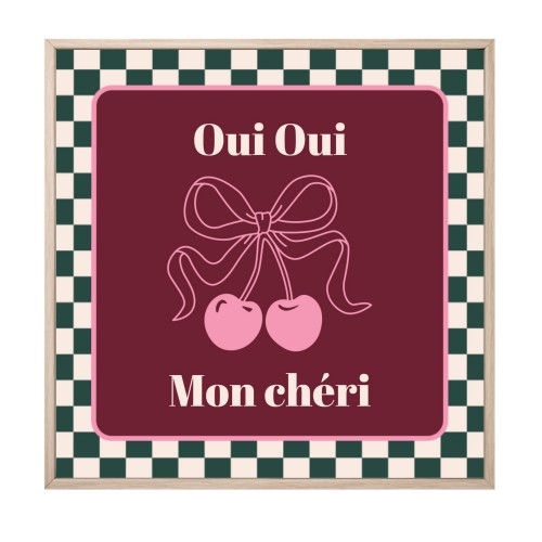 Checker Cherie Mood Text - Only