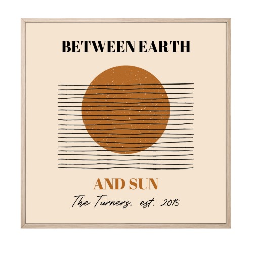 Terracotta Sunscape - Text Only