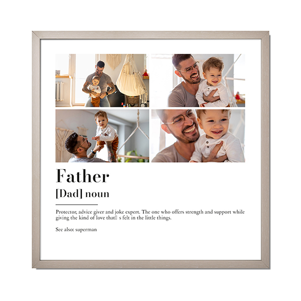 Indrammet plakat 30 x 30 cm Muldvarp Indrammet plakat 30 x 30 cm Muldvarp