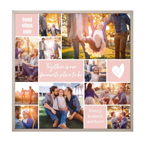 Indrammet plakat 30 x 30 cm Muldvarp Indrammet plakat 30 x 30 cm Muldvarp