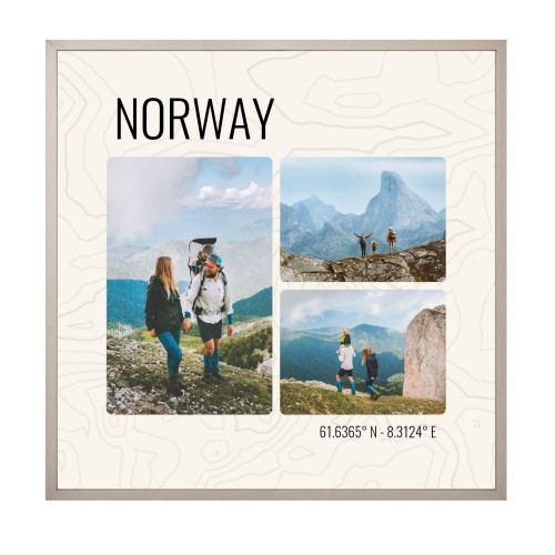 Indrammet plakat 30 x 30 cm Muldvarp Indrammet plakat 30 x 30 cm Muldvarp