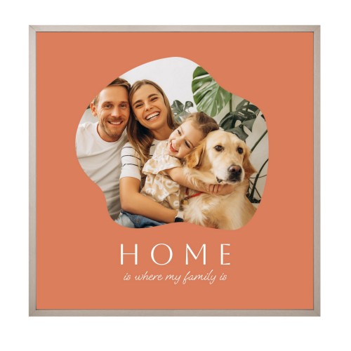 Pêle-Mêle encadré 30 x 30 cm Taupe