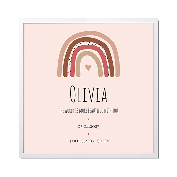 Foto-Collage mit Rahmen 30 x 30 cm Weiss Foto-Collage mit Rahmen 30 x 30 cm Weiss