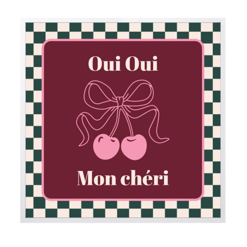 Checker Cherie Mood Text - Only