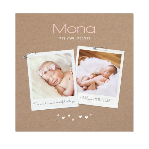 Cardboard Photo Print