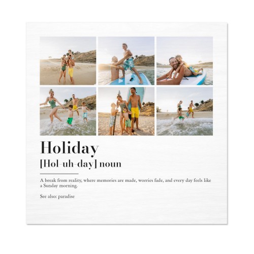 Photo on wood 30 x 30 cm