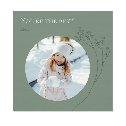 Photo on wood 30 x 30 cm