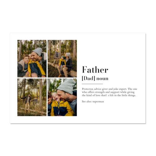 Dictionary Definition with 4 photos