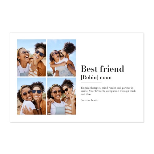 Dictionary Definition with 4 photos