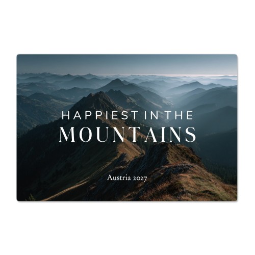 Photo Only White Text