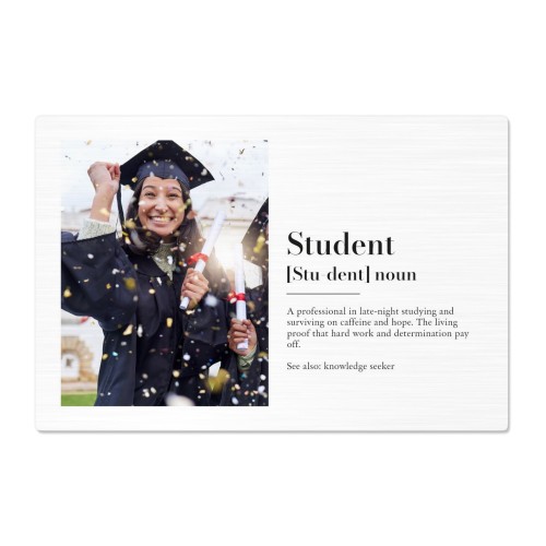 Aluminiumsfoto med børstet overflade 30 x 45 cm