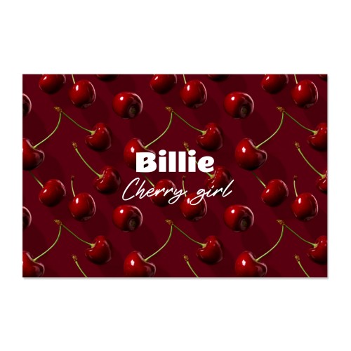 Cherry Coded Pattern Text - Only