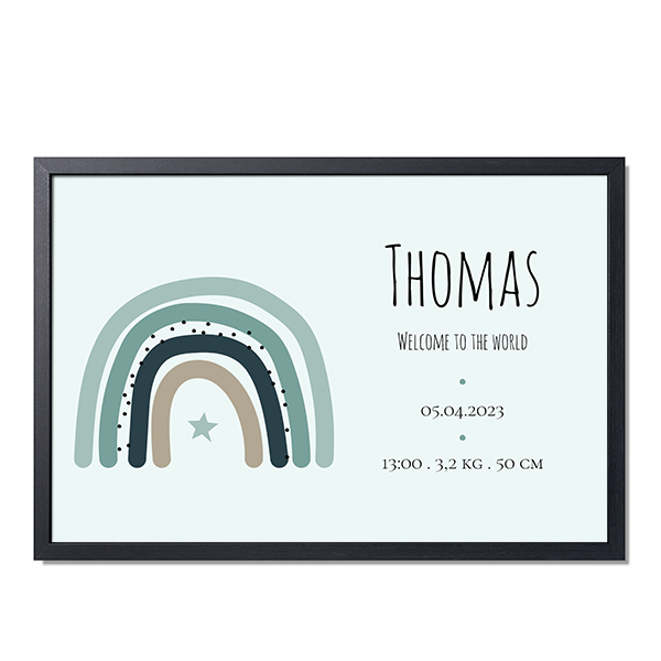 Foto-Collage mit Rahmen 30 x 45 cm Schwarz Foto-Collage mit Rahmen 30 x 45 cm Schwarz