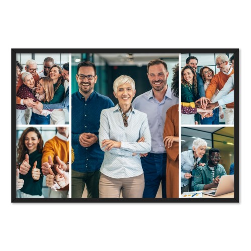 Inramad poster 30 x 45 cm Svart