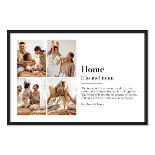 Dictionary Definition with 4 photos