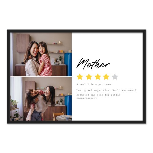 Poster in lijst 30 x 45 cm Zwart