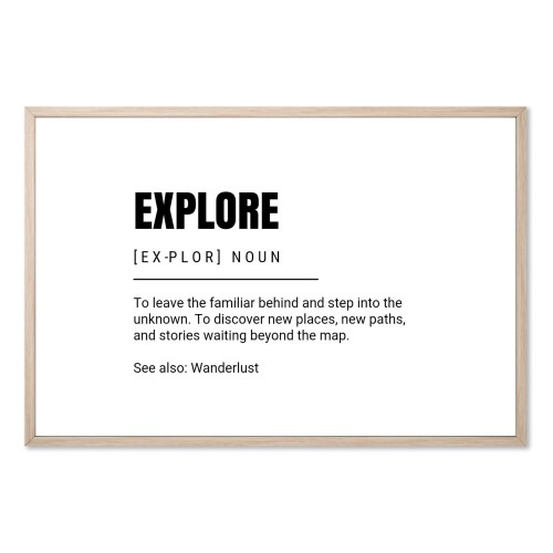 Word Definition - Text Only Bold