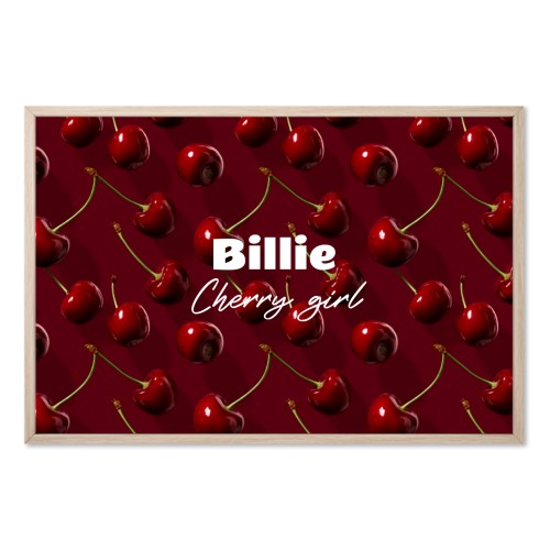 Cherry Coded Pattern Text - Only