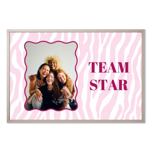 Zebra Swirly Frame Zebra Swirly Frame