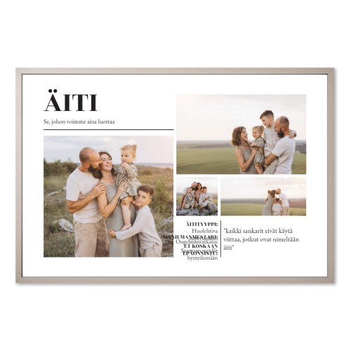 Kehystetty juliste 30 x 45 cm Myyrä Kehystetty juliste 30 x 45 cm Myyrä