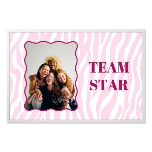 Zebra Swirly Frame Zebra Swirly Frame